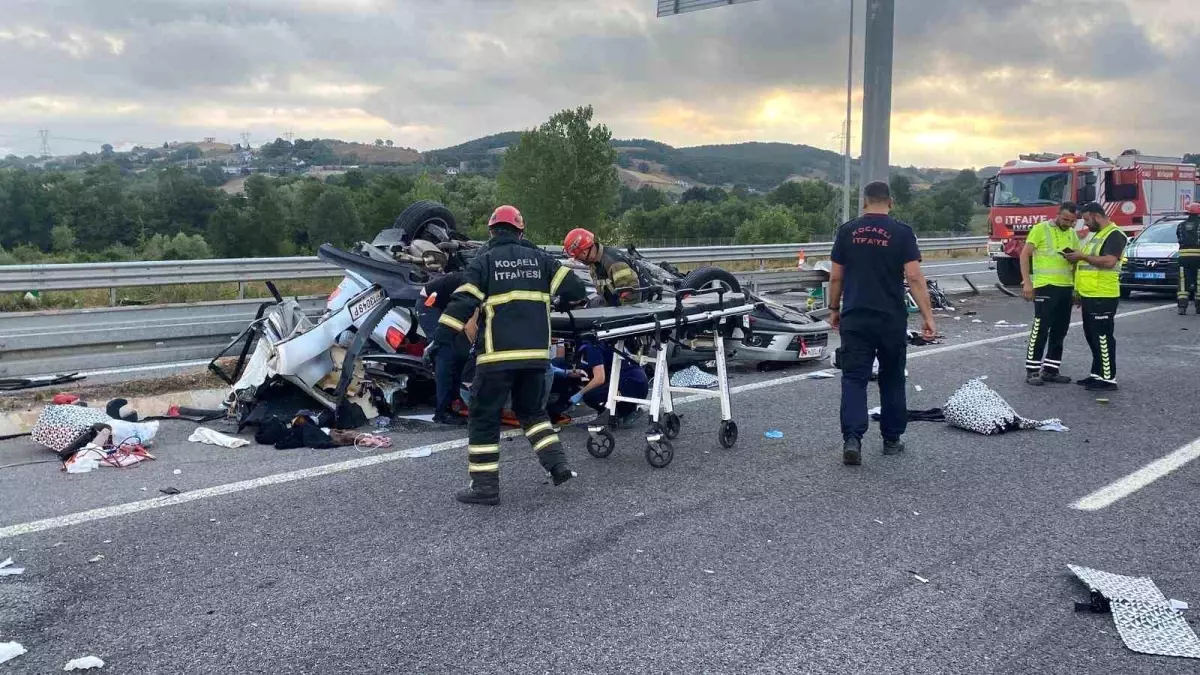 Kocaeli\'de Kaza: 1 Ölü, 4 Yaralı