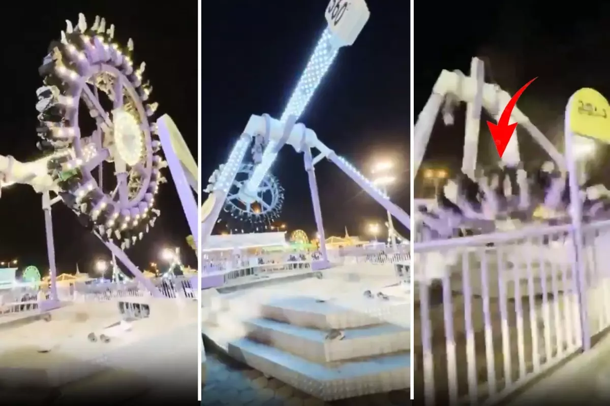Şok An! Lunapark Kazası: Dönme Dolap Havada Kırıldı, 23 Yaralı! | Green Mountain Park