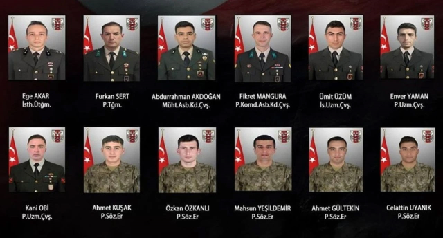 MSB'den 12 askerimizin şehit olmasına ilişkin yeni açıklama: Sonuçlar paylaşılacaktır