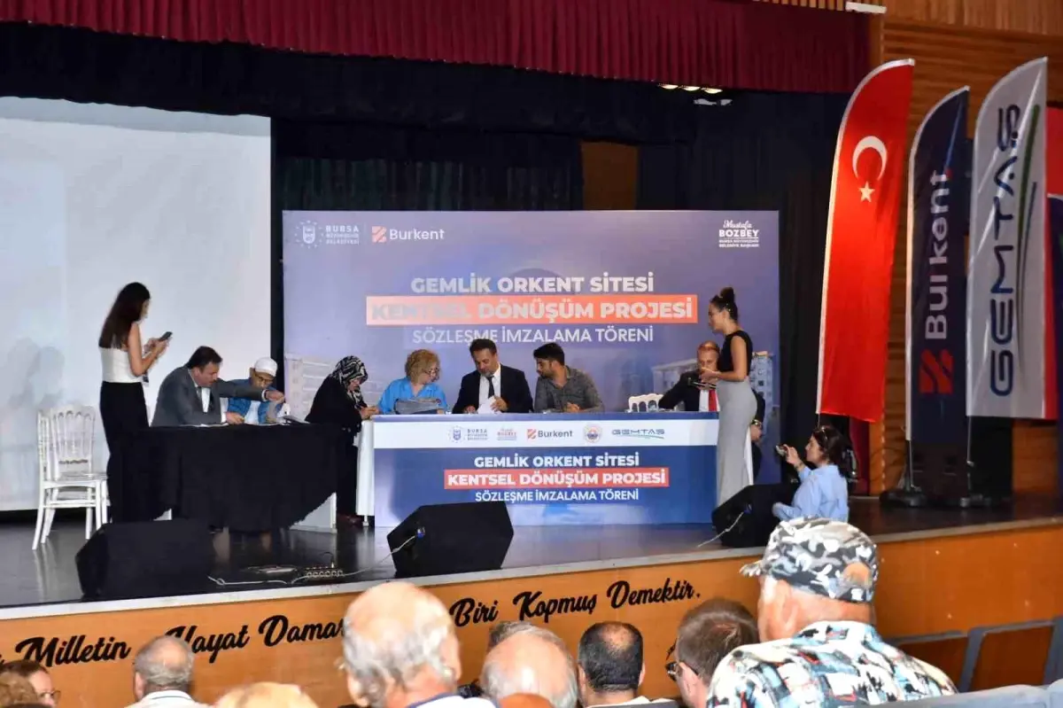 Bursa\'da Kentsel Dönüşüm Projesi İçin Sözleşmeler İmzalandı