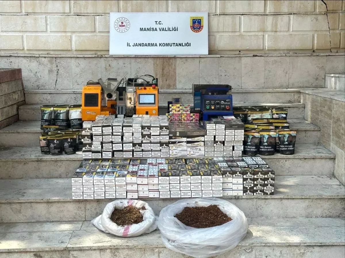 Alaşehir\'de Kaçak Tütün Operasyonu