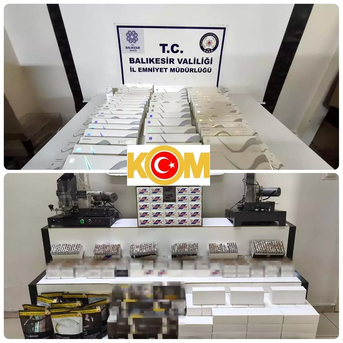 Balıkesir\'de Kaçak Tütün Operasyonu