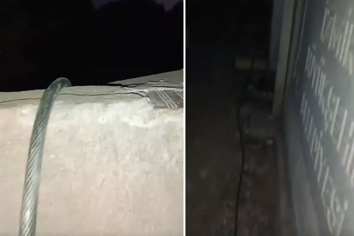 Mezarlıktaki hayır çeşmesinden evine su çekti