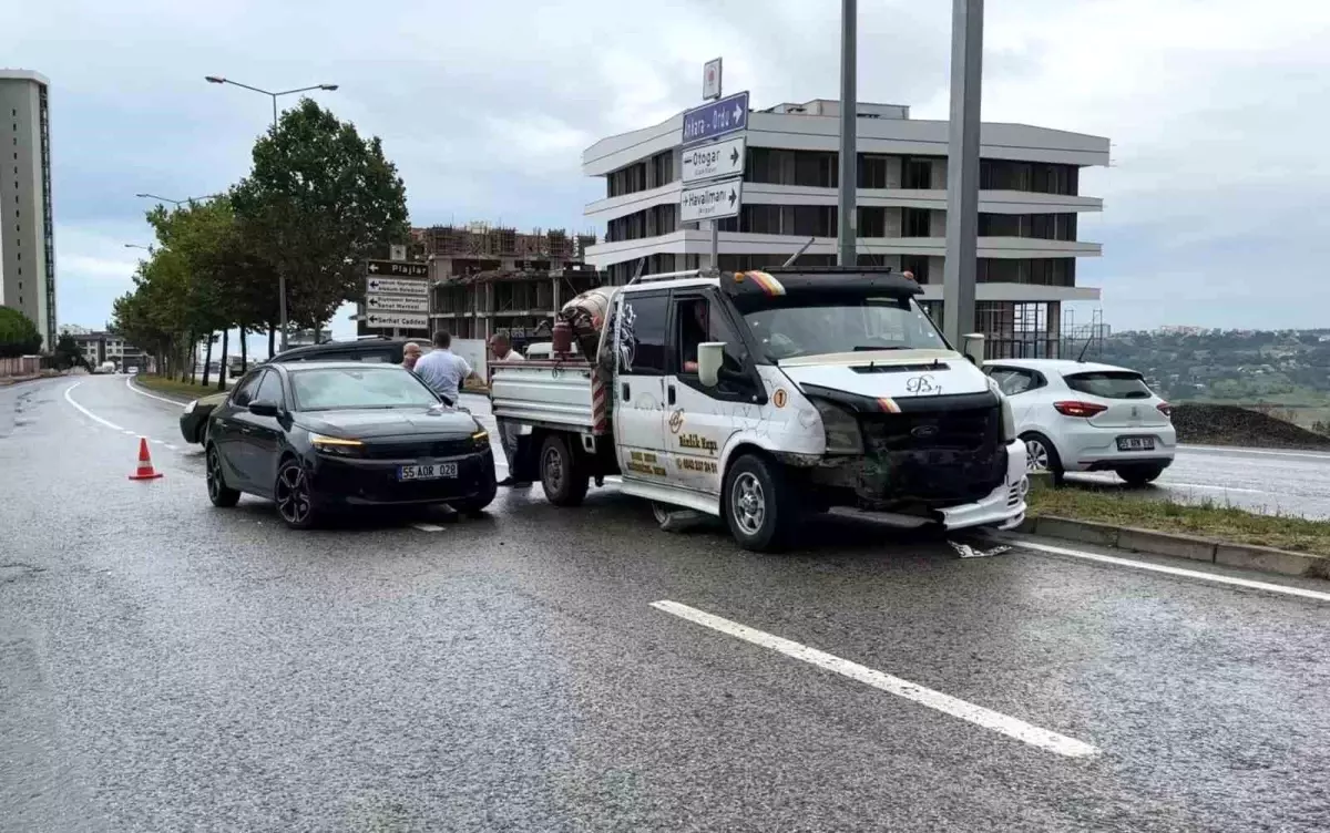 Samsun\'da Kaza: 3 Yaralı