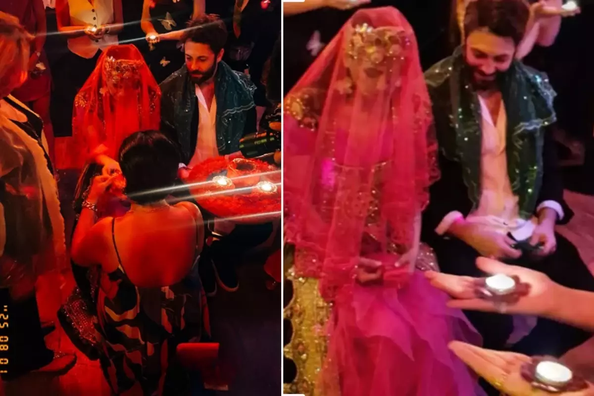 3 Ağustos\'ta nikAh var! Ünlü çiftin kına gecesi görüntüleri sızdı