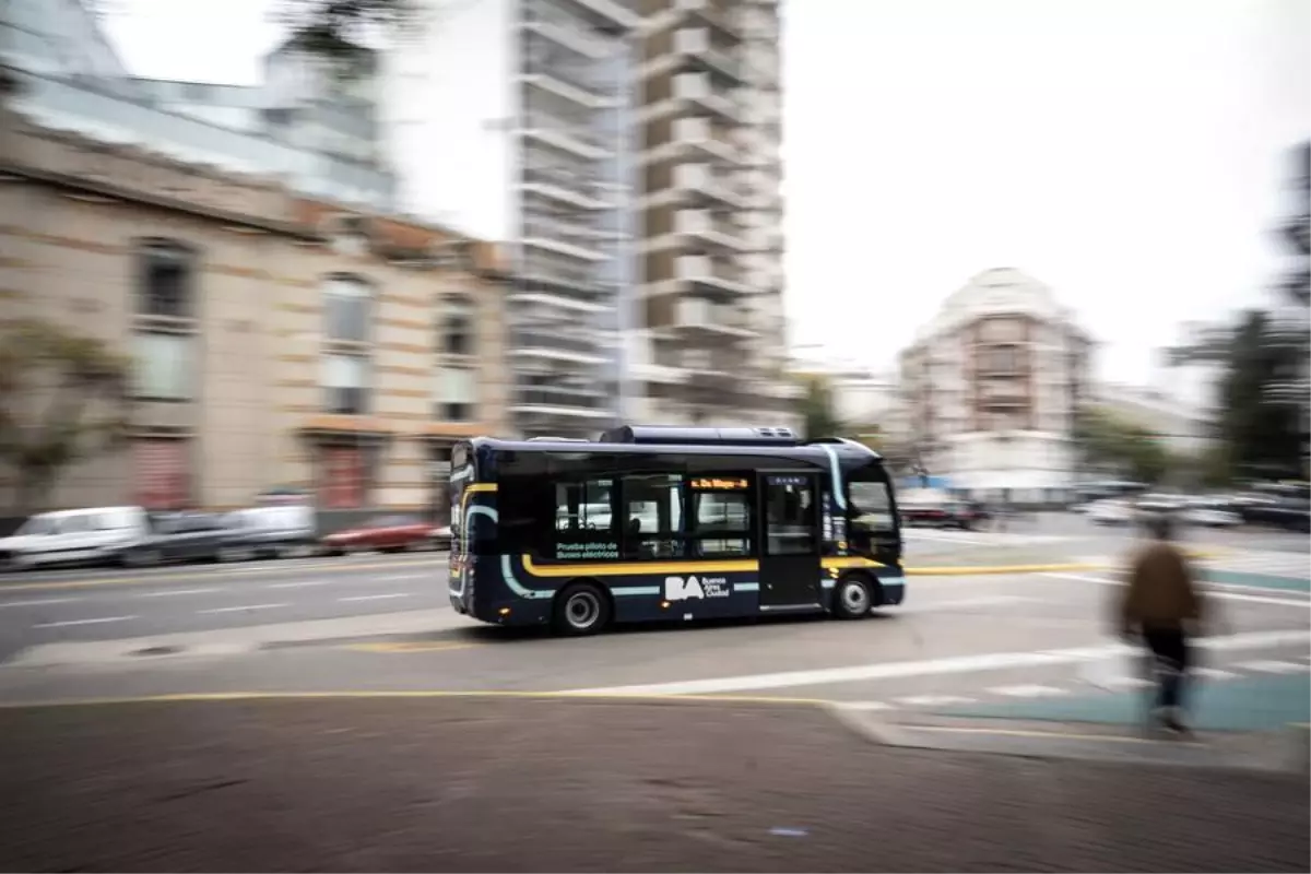 Buenos Aires\'te Elektrikli Otobüs Hattı Başladı