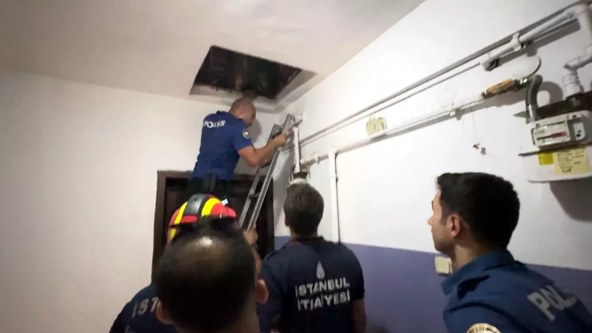 Firar Eden Hükümlü Çatıdan Yakalandı