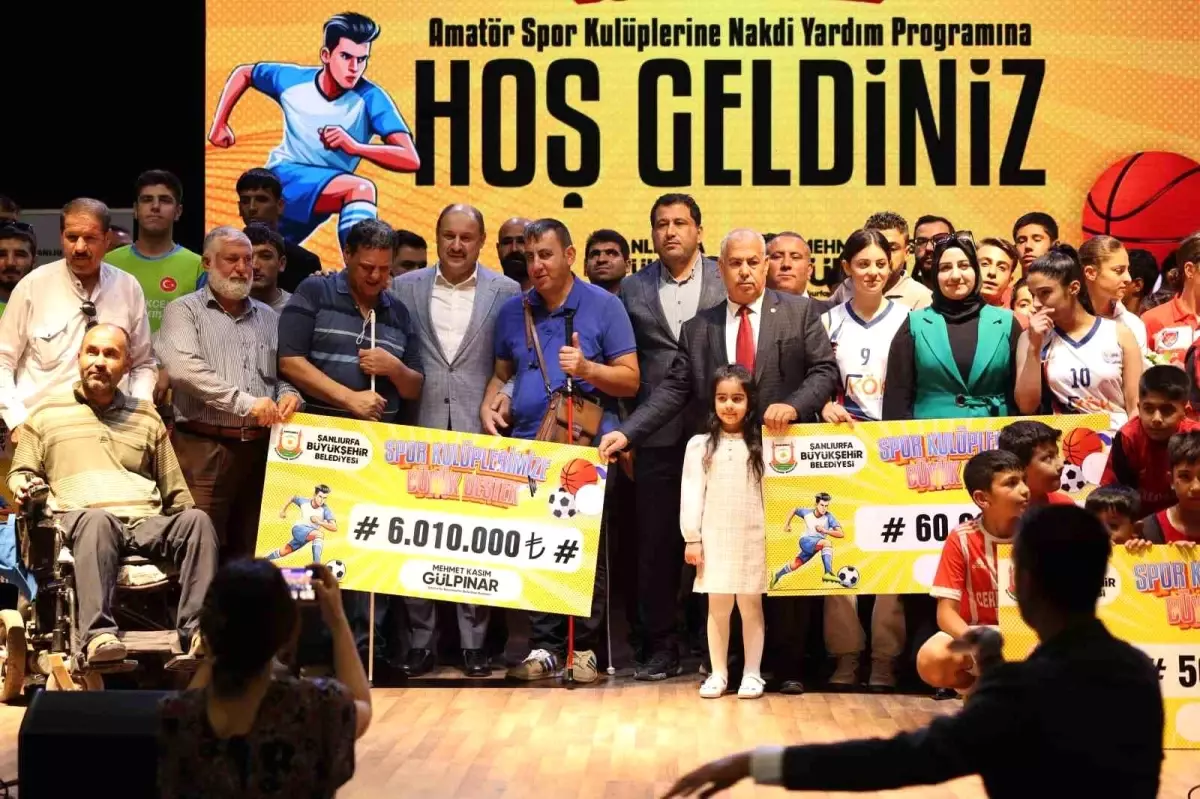 Şanlıurfa\'da Amatör Spor Kulüplerine 6 Milyon TL Destek