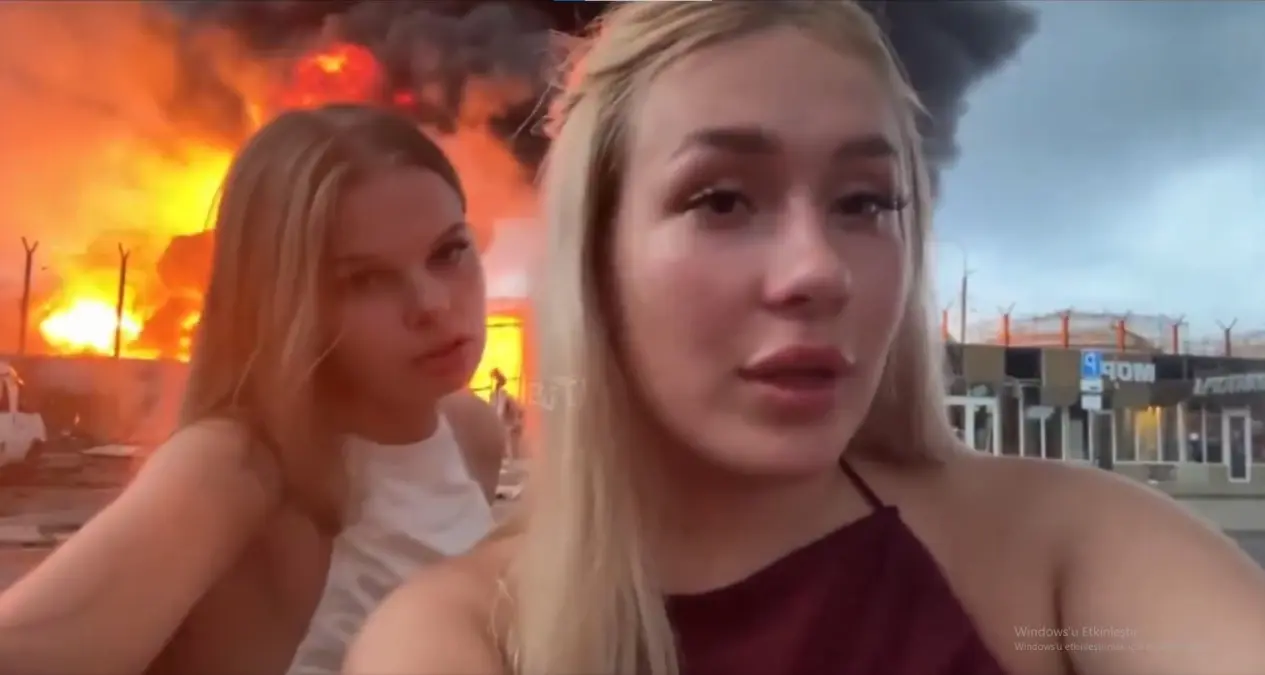 Alev topuna dönen rafinerinin önünde çektikleri video ülkeyi karıştırdı