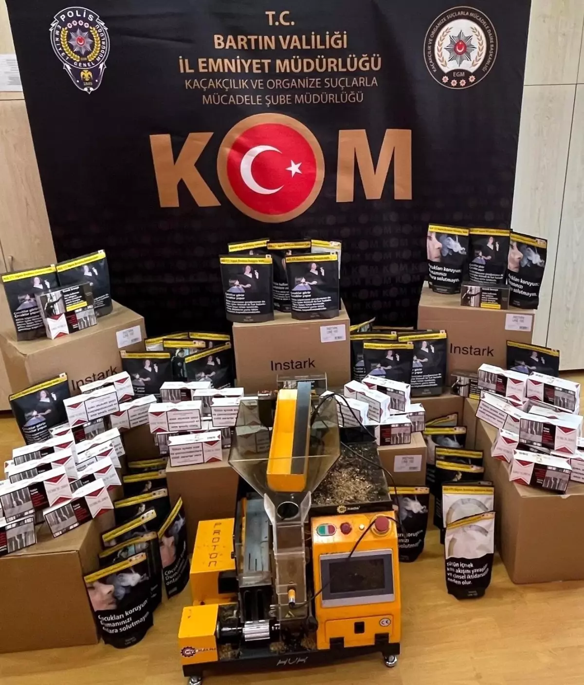 Bartın\'da Kaçak Tütün Operasyonu