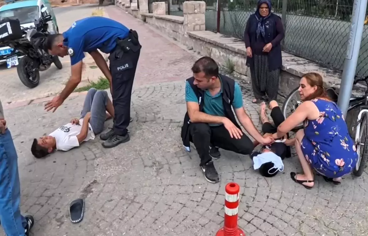 Aksaray\'da Bisiklet Kazası: 2 Çocuk Yaralandı