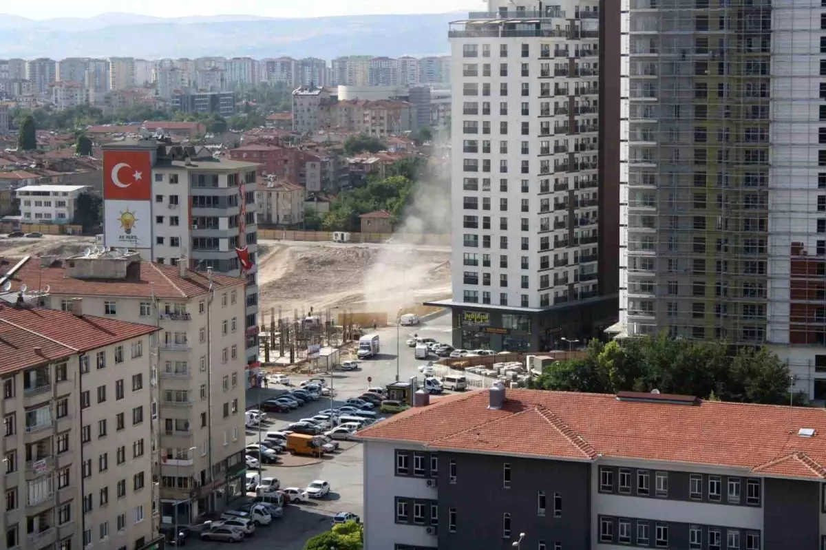 Kayseri\'de Doğalgaz Borusu Patladı