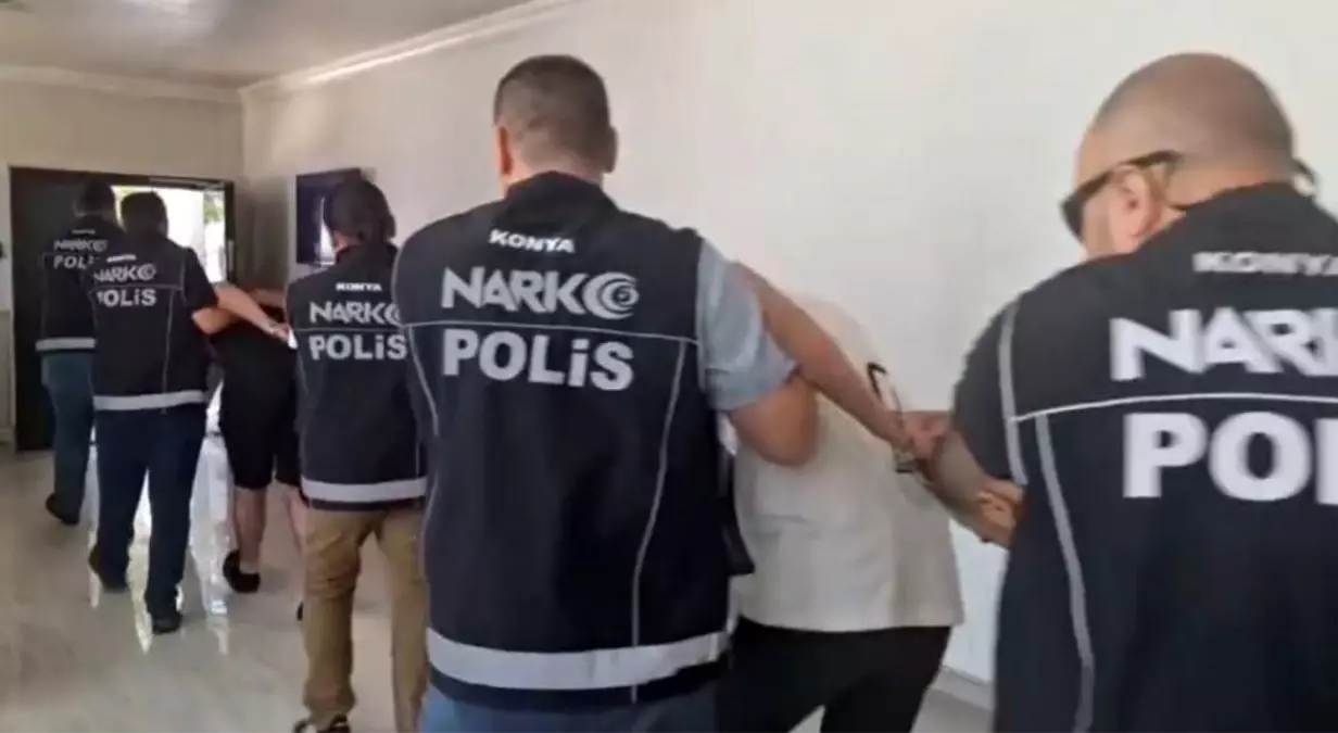 Konya\'da Uyuşturucu Operasyonu: 79 Tutuklama