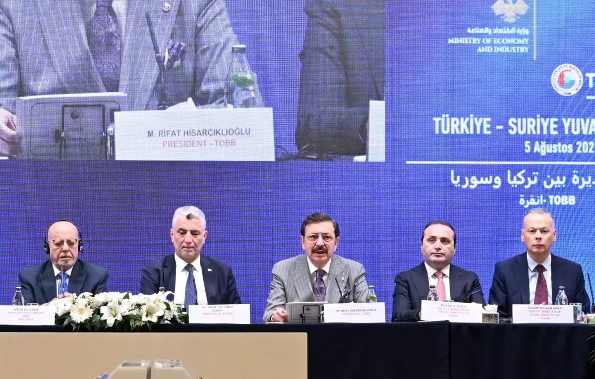 Türkiye-Suriye Ekonomik İş Birliği Toplantısı