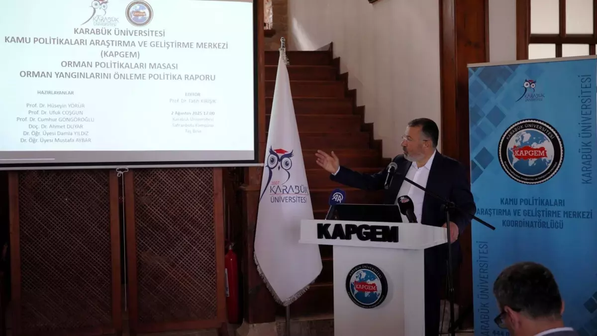 Karabük Üniversitesi\'nden Orman Yangınlarına Önlem Raporu