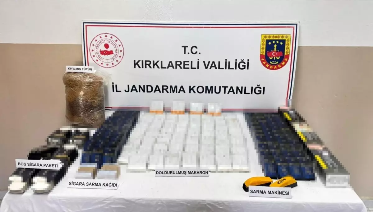 Kırklareli\'nde Tütün Kaçakçılığı Operasyonu