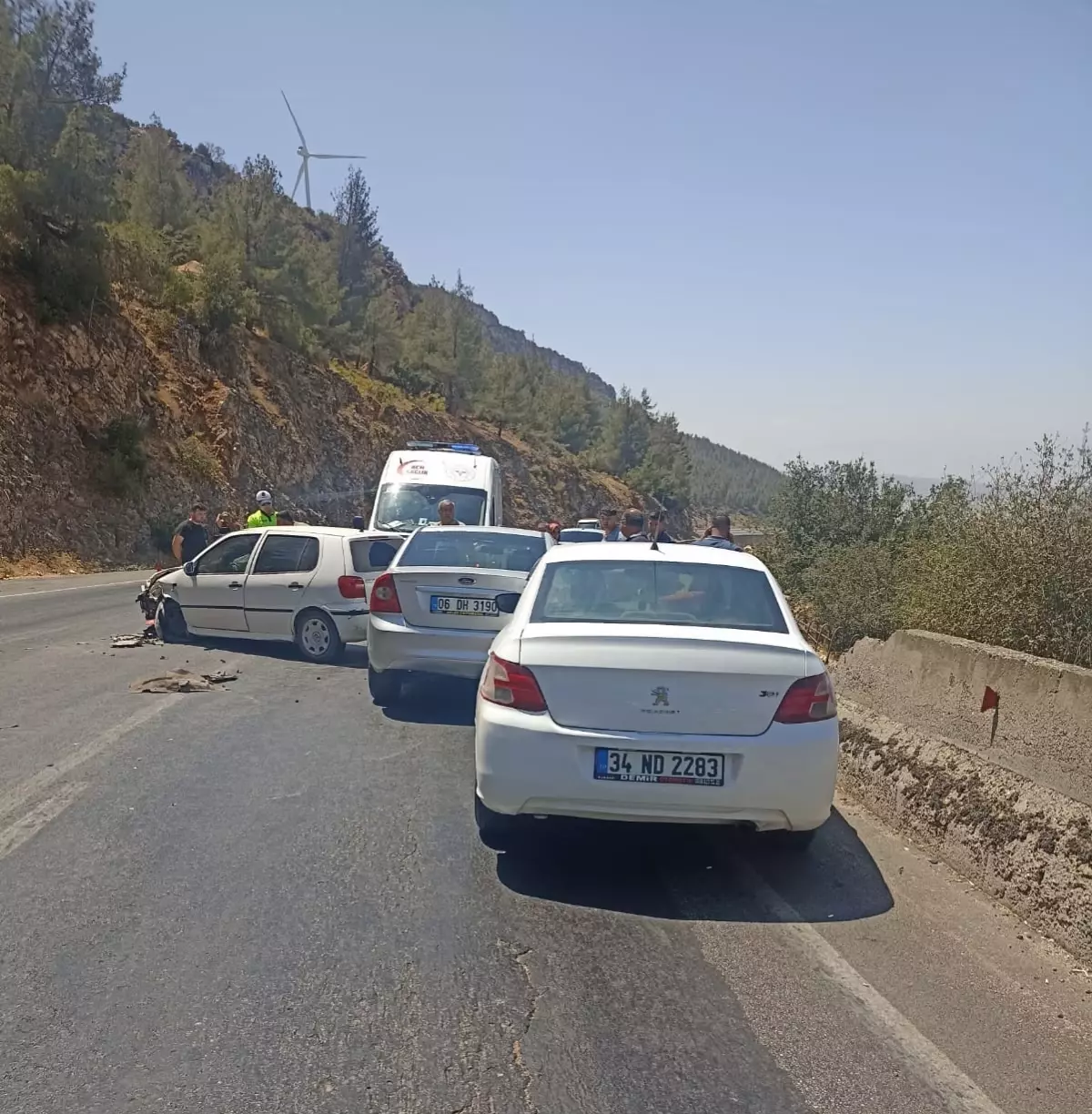 Nurdağı\'nda Zincirleme Kaza: 9 Yaralı