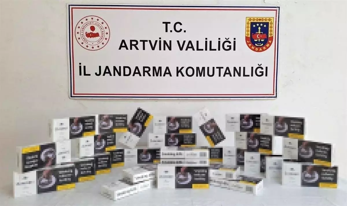 Artvin\'de Kaçakçılıkla Mücadele: 9 Gözaltı