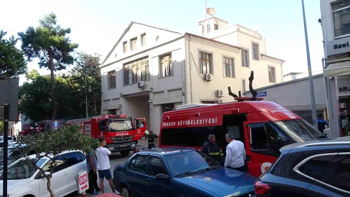 Samsun\'da Gazinoda Yangın Paniği
