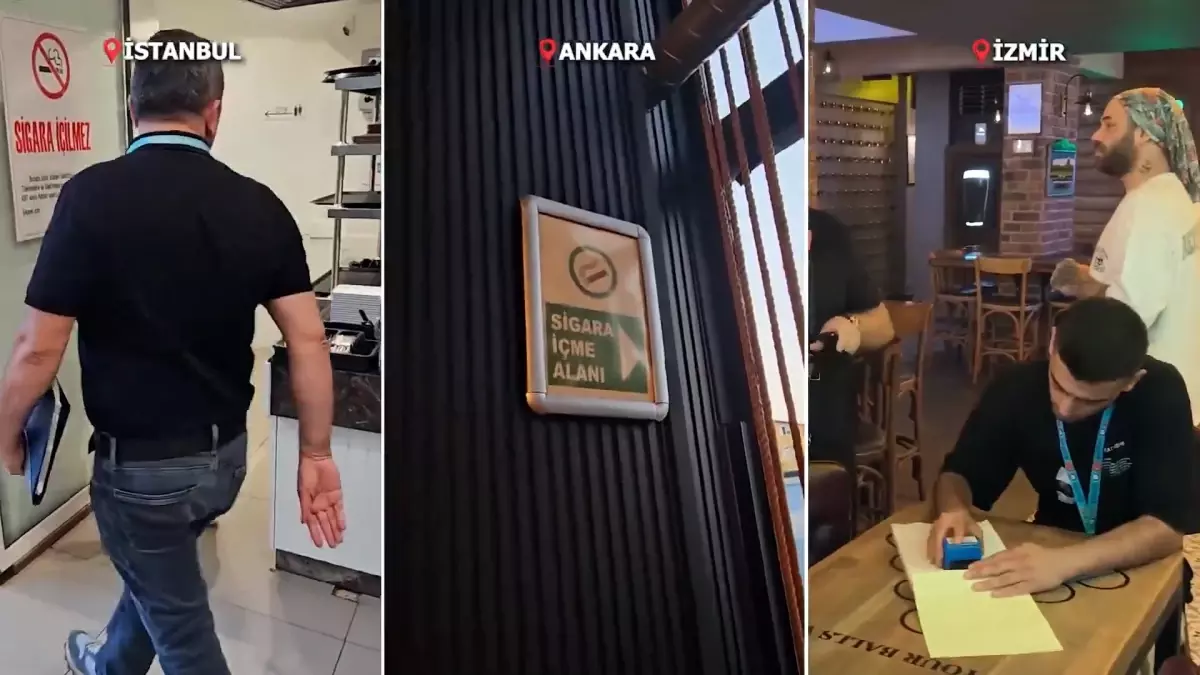 Kapalı Alanlarda Sigara Denetimleri Sürekli