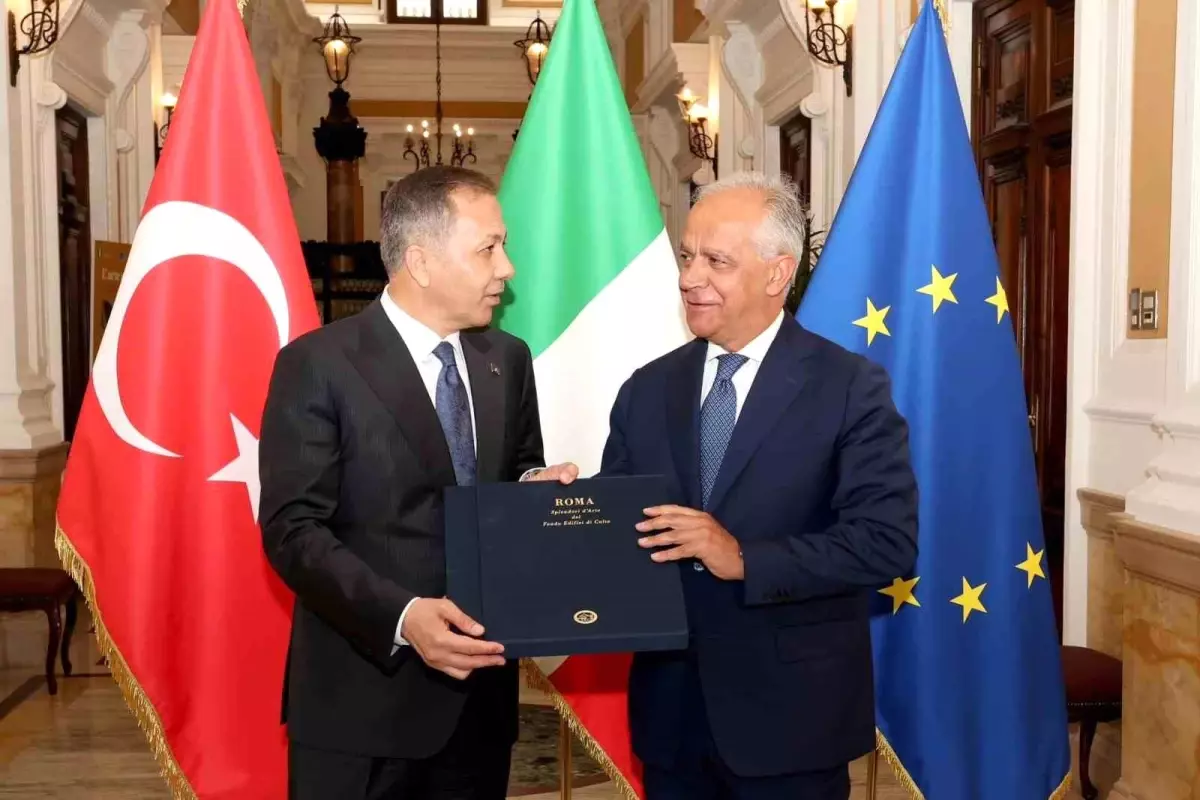 Yerlikaya ve Piantedosi Güvenlik konularını görüştü