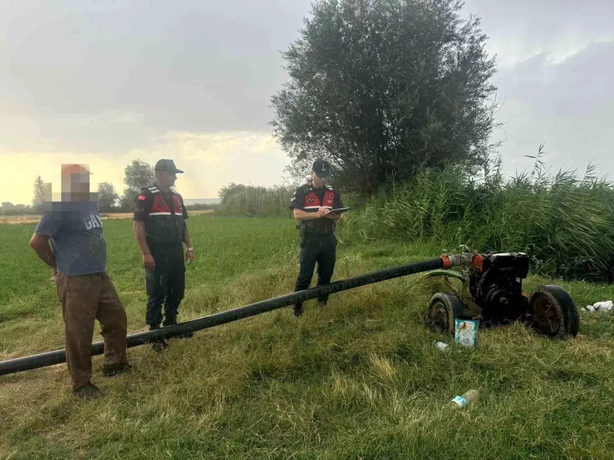 Jandarmadan İzinsiz Su Kullanımına Önlem