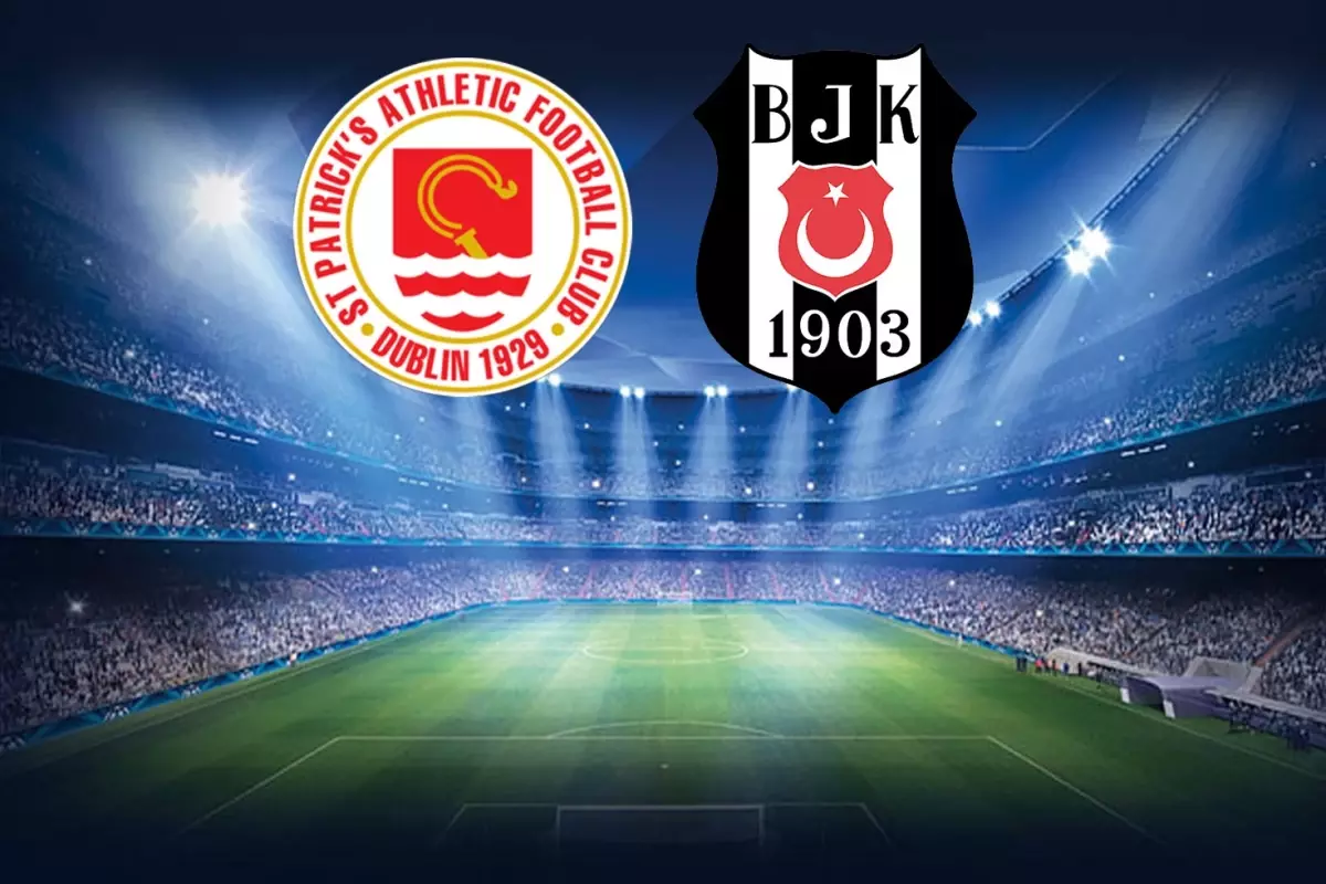 Canlı anlatım! St. Patrick\'s-Beşiktaş maçında goller yağmur gibi