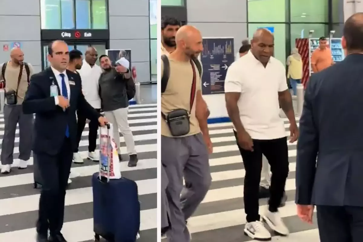 Efsane boksör Mike Tyson İstanbul\'da
