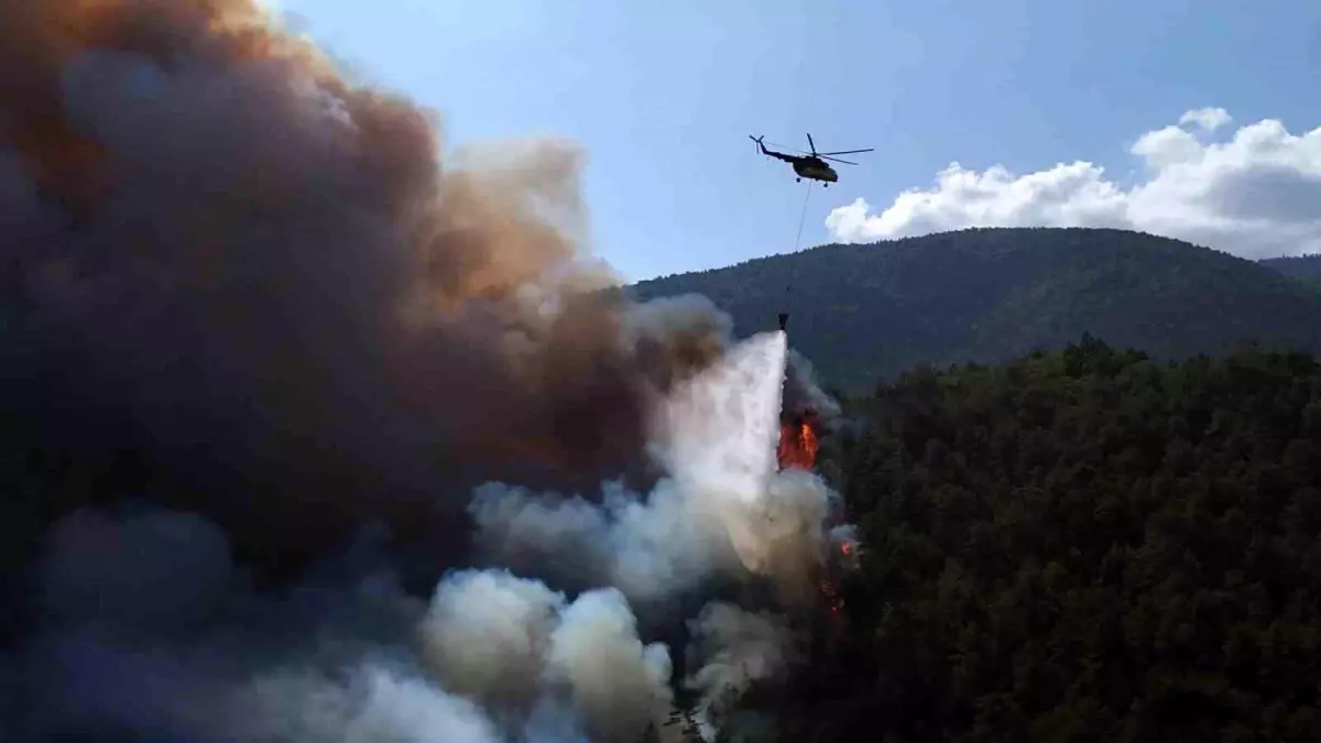 Karabük\'te Orman Yangını Kontrol Altında
