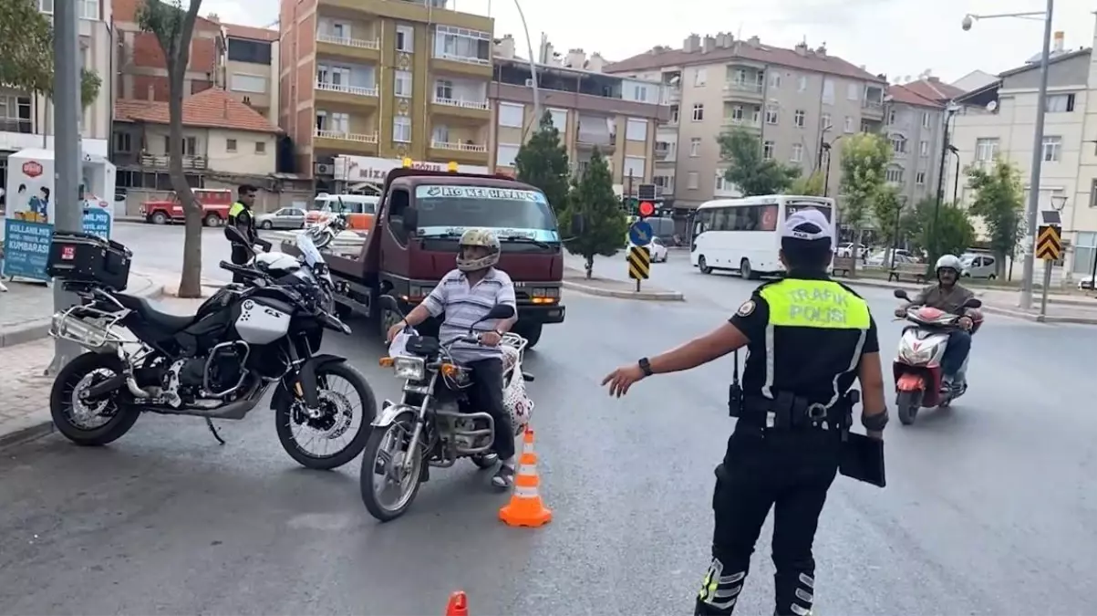 Karaman\'da 356 Motosiklet Sürücüsüne Ceza