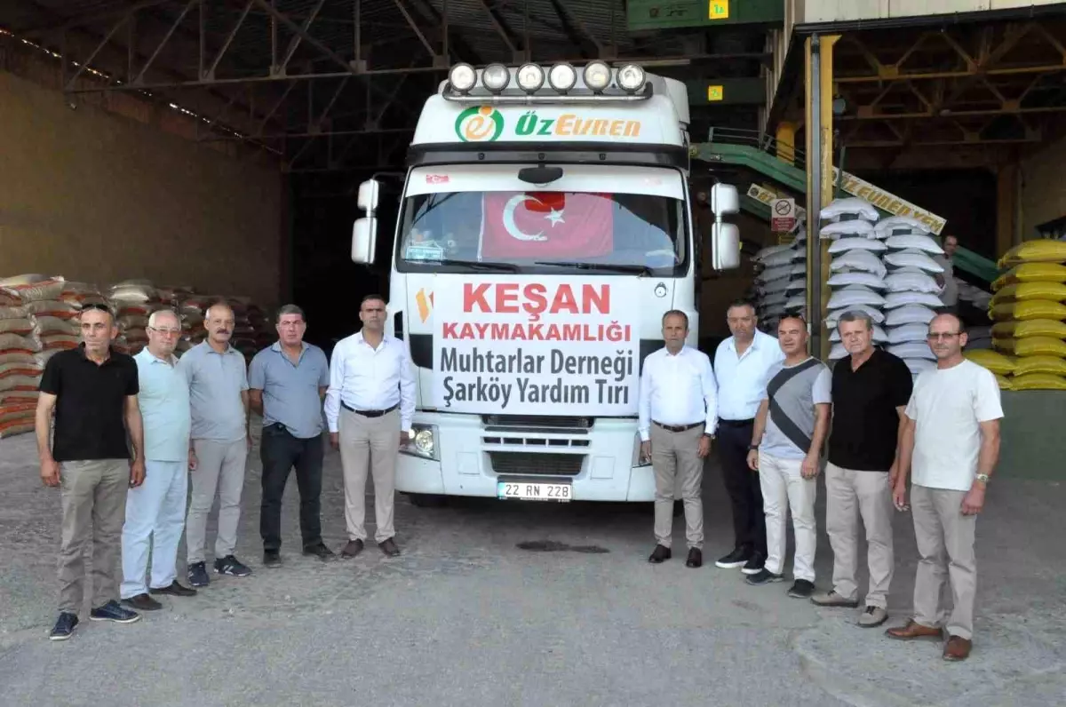 Yangın Mağdurlarına Süt Yemi Desteği