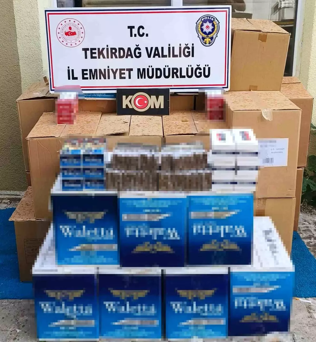 Çorlu\'da Kaçak Makaron Operasyonu