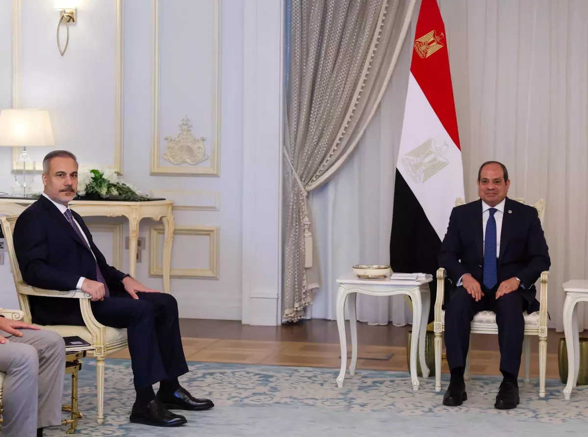 Hakan Fidan Mısır\'da Sisi ile Görüştü