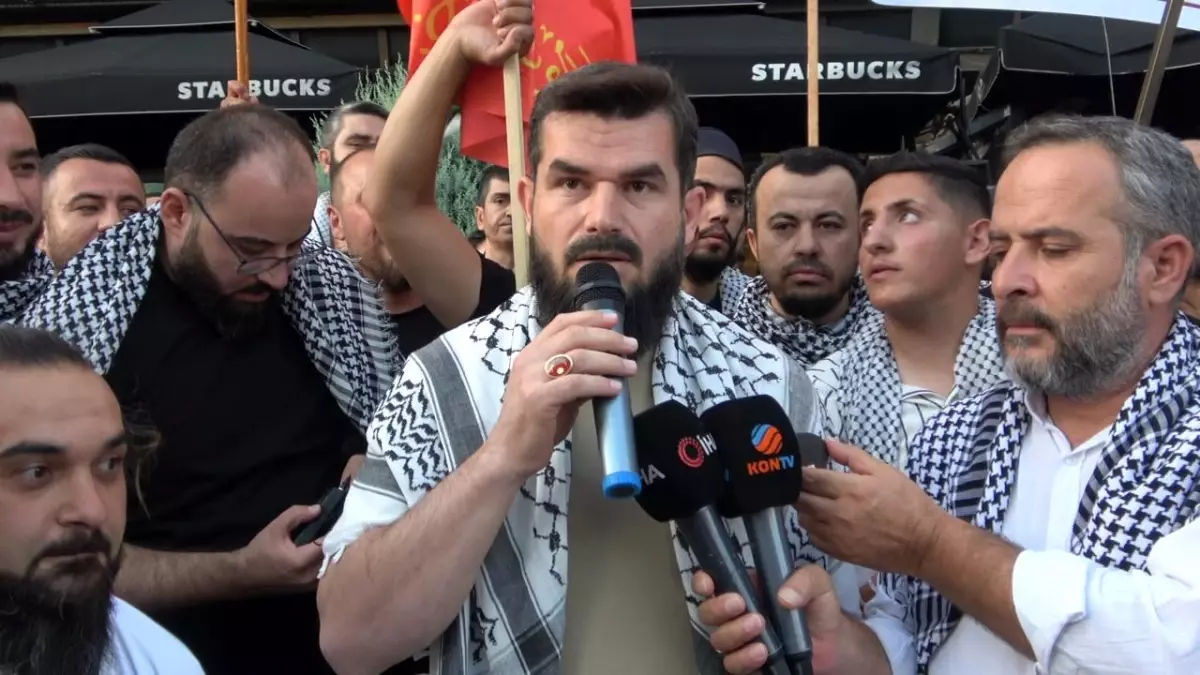 Konya\'da İsrail protestosu