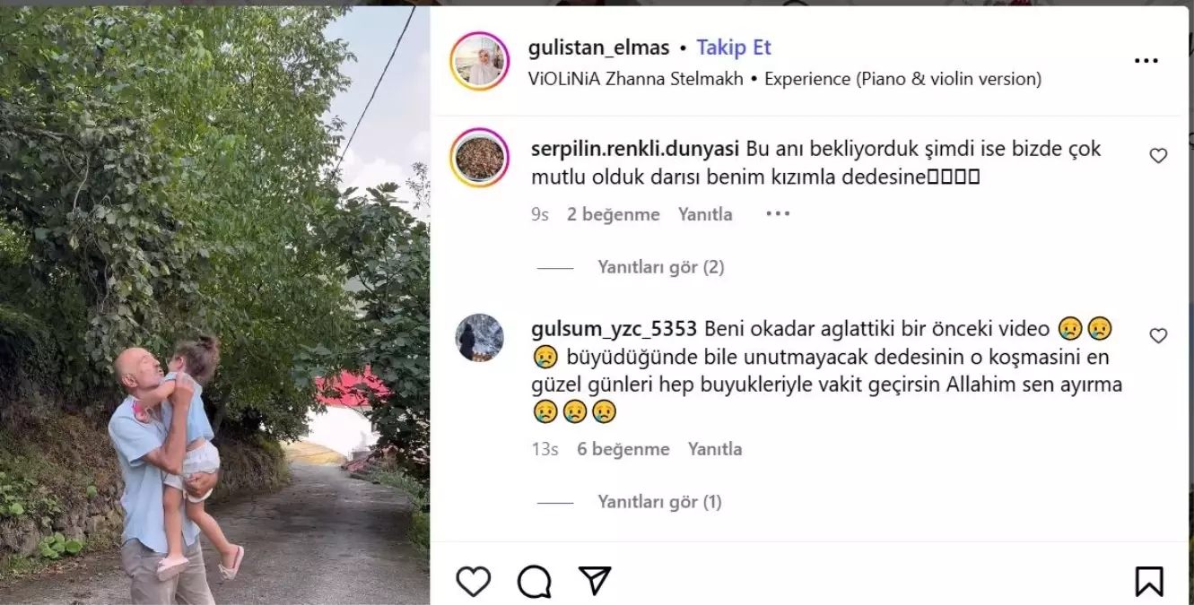 Dede ve Torun Hasret Giderdi
