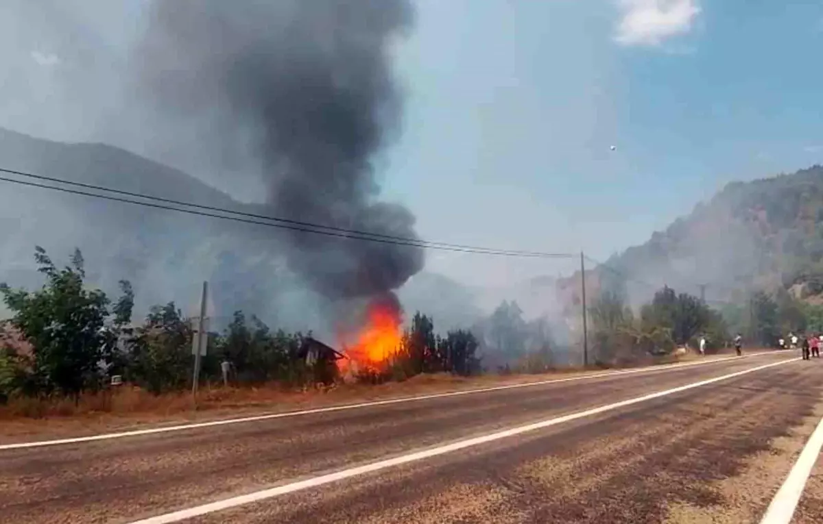 Kastamonu\'da Yangın: Samanlık Kullanılamaz Hale Geldi