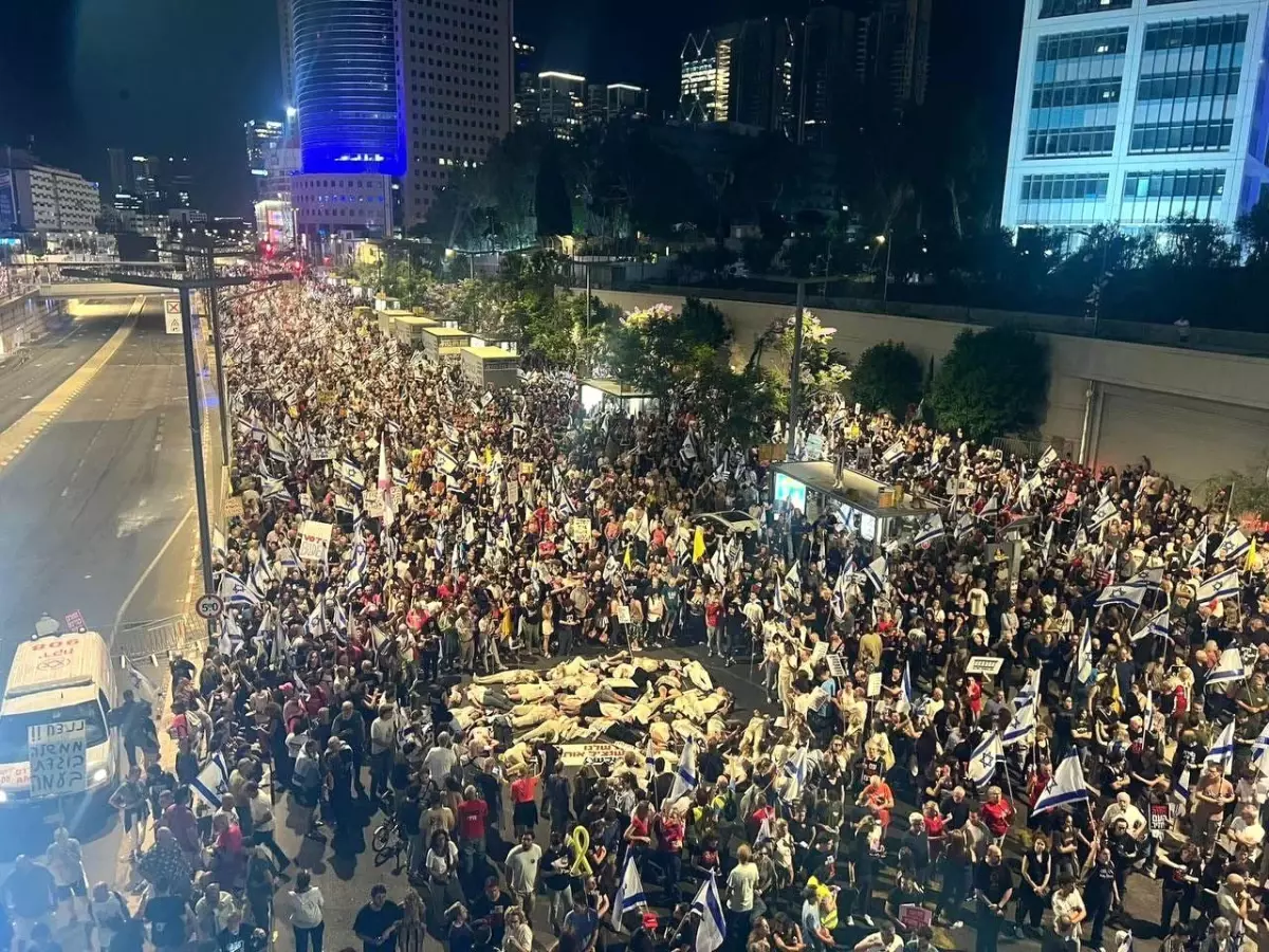 İsrail\'de Hükümet Karşıtı Gösteriler