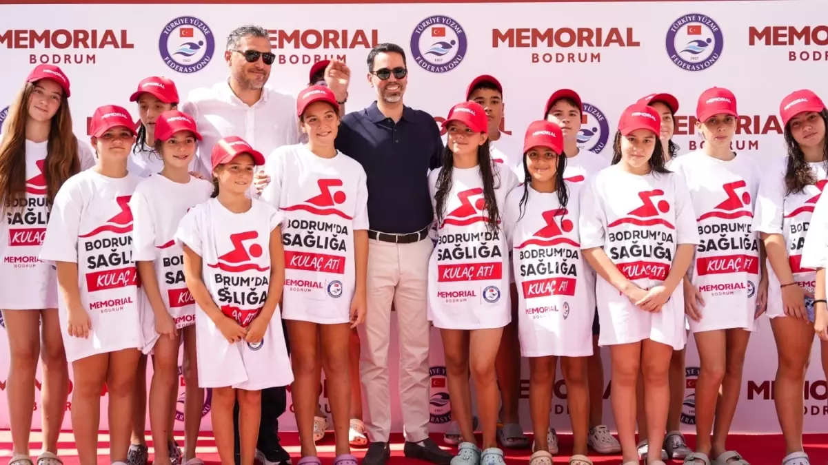 Memorial ve Yüzme Federasyonu Bodrum\'da Sağlığa Kulaç Attı