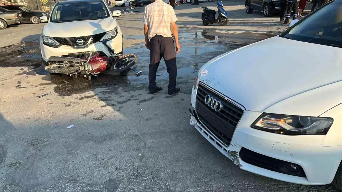Denizli\'de Motosiklet Kazası