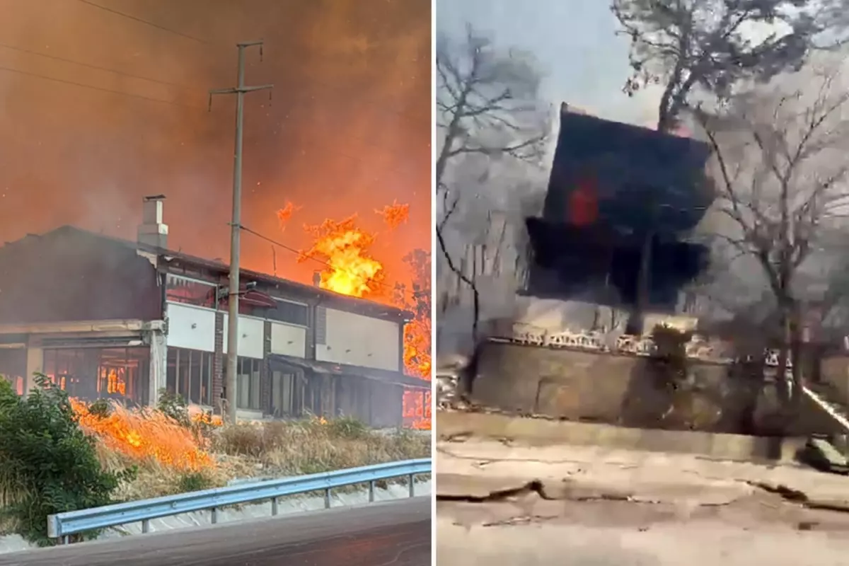 Çanakkale\'de zamanla yarış sürüyor! Alevlerin sardığı bölgede korkunç görüntüler