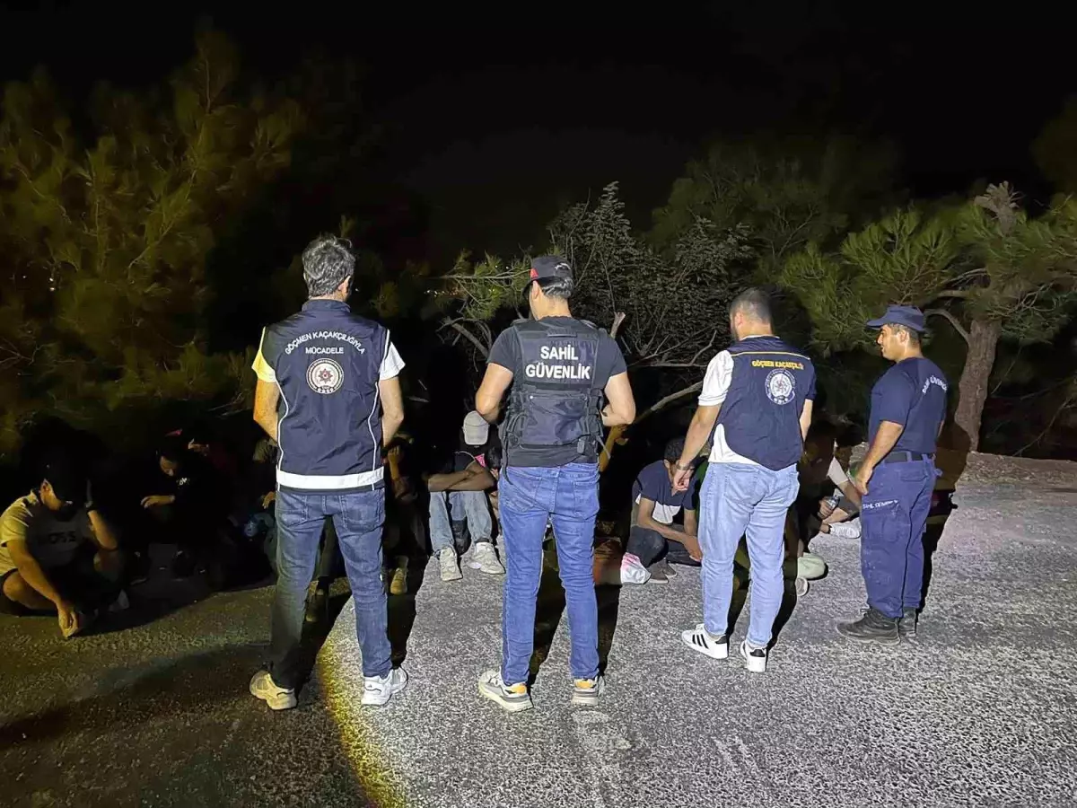 Marmaris\'te 19 Düzensiz Göçmen Yakalandı