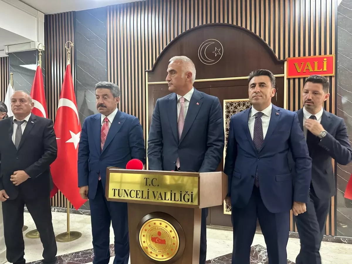 Bakan Ersoy Tunceli\'de