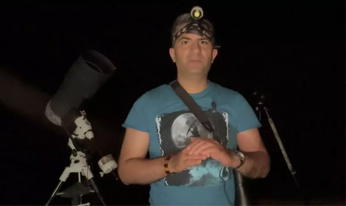 Tatvan\'da Perseid Meteor Yağmuru Fotoğraflandı