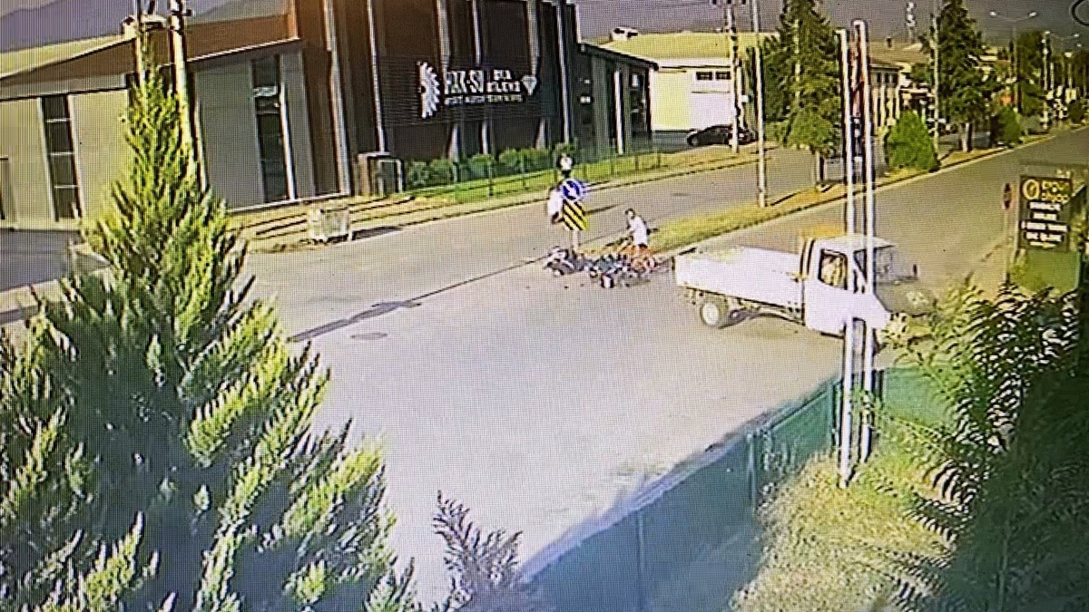 İnegöl\'de Motosiklet Kazası