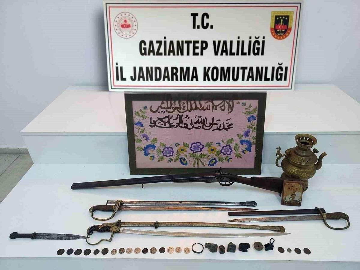 Gaziantep\'te Tarihi Eser Operasyonu
