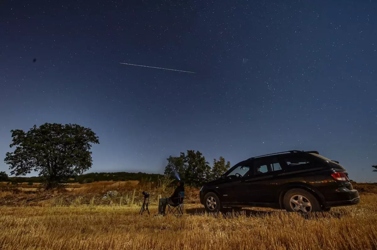 Perseid Meteor Yağmuru İnegöl\'de Görüntülendi