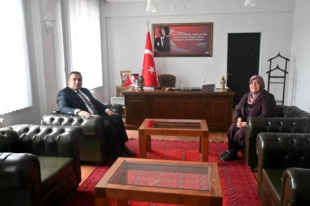 İnhisar\'ın Yeni Kaymakamı Mücahit Ünal\'a Ziyaretler