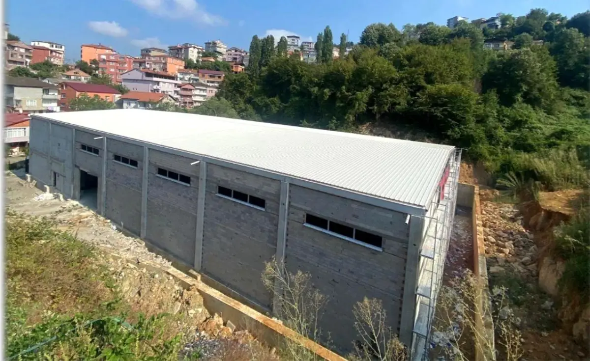 Zonguldak\'ta Spor Salonu İnşaatı Tamamlanıyor