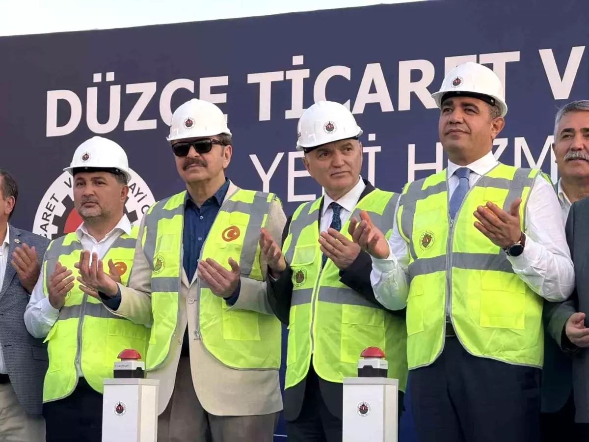 Düzce TSO\'nun Yeni Hizmet Binası Temeli Atıldı