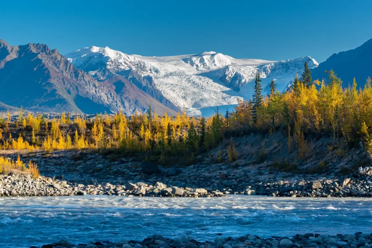 Alaska\'da Buzul Barajı Taştı, Tahliye Çağrısı Yapıldı